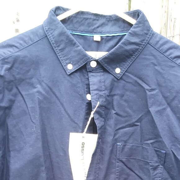 Piero Lusso Men's Navy Button Down - L - NWT - Picture 3 of 11